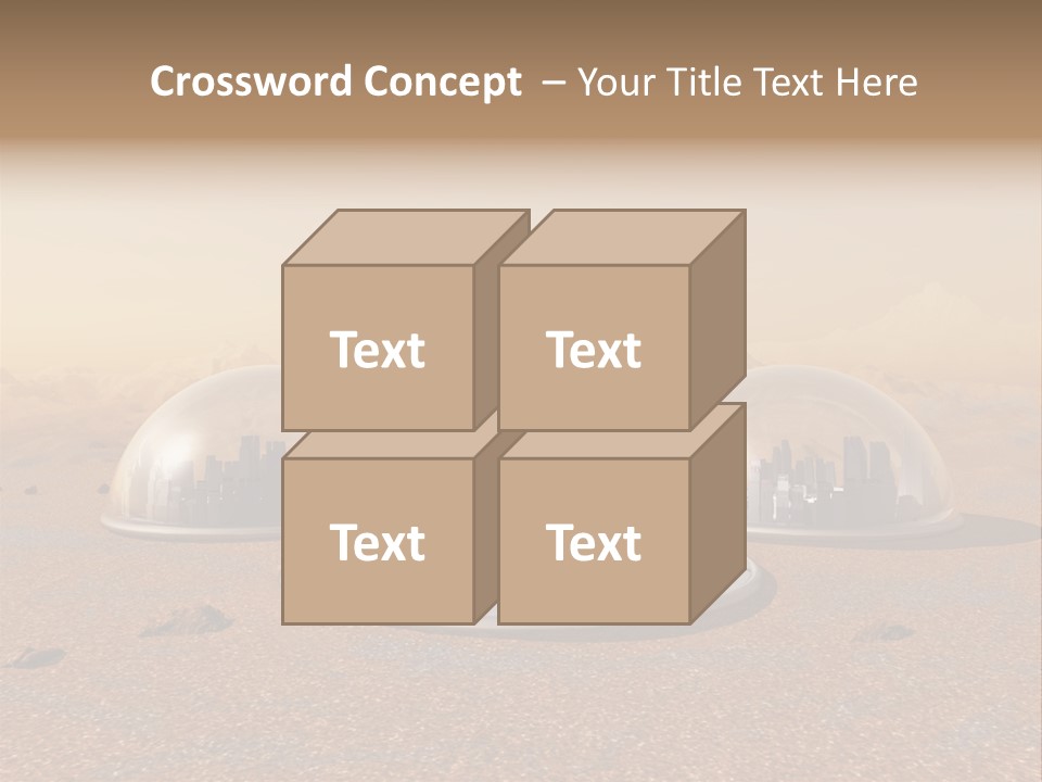 Settlement Science Fiction World PowerPoint Template