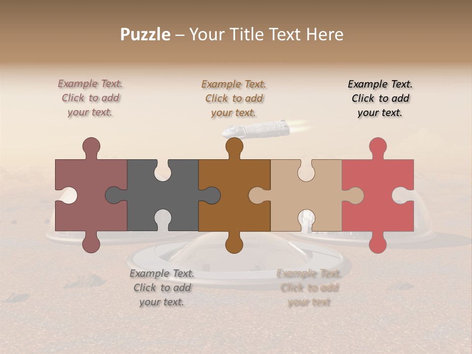 Settlement Science Fiction World PowerPoint Template