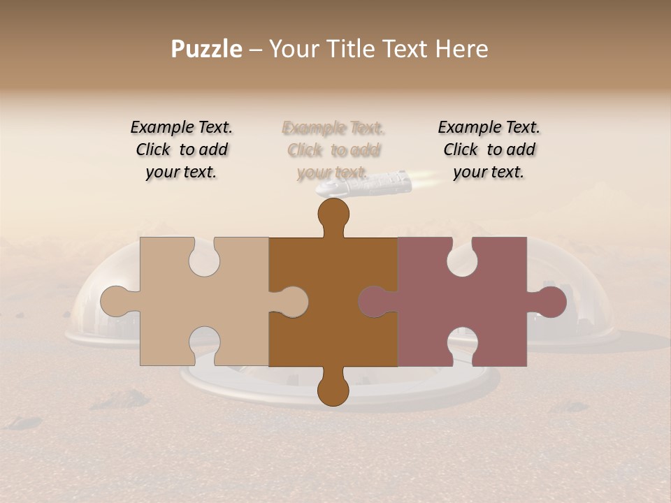 Settlement Science Fiction World PowerPoint Template