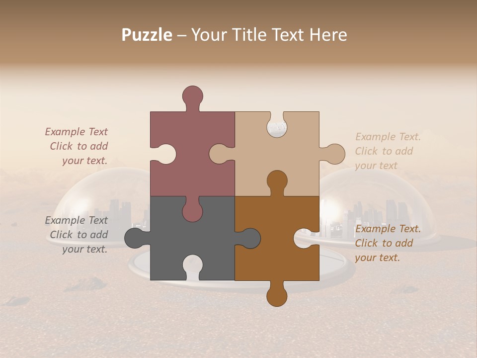 Settlement Science Fiction World PowerPoint Template