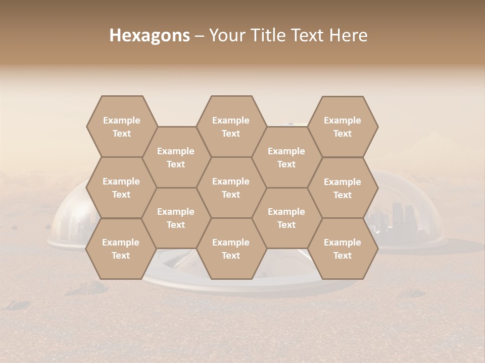 Settlement Science Fiction World PowerPoint Template
