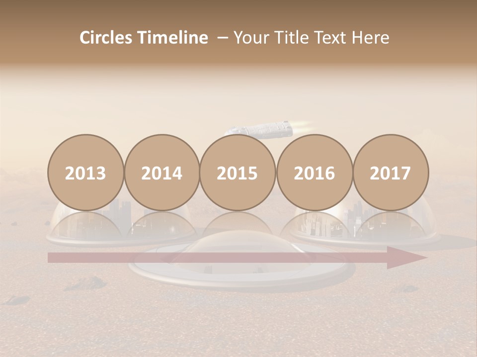 Settlement Science Fiction World PowerPoint Template