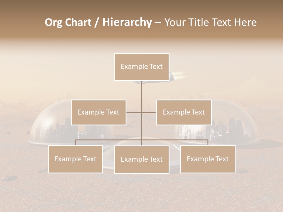 Settlement Science Fiction World PowerPoint Template