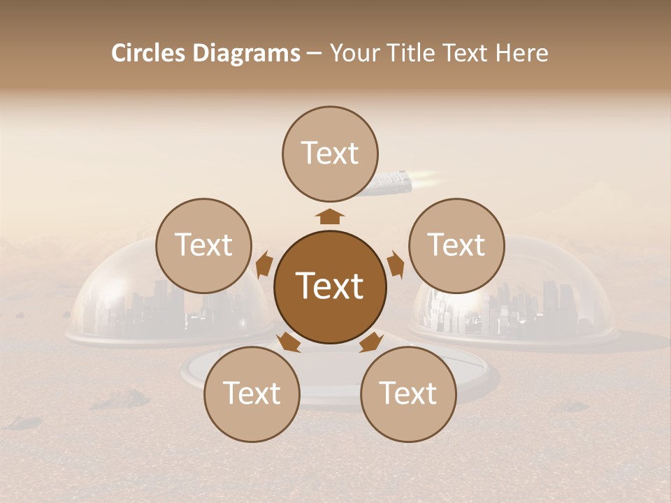 Settlement Science Fiction World PowerPoint Template