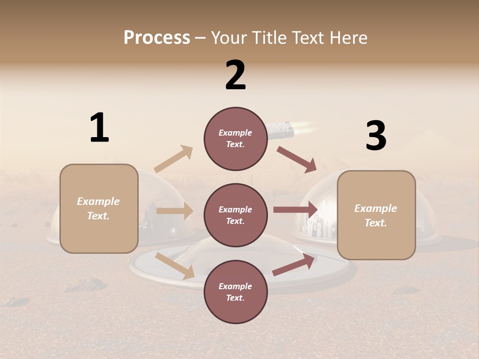 Settlement Science Fiction World PowerPoint Template