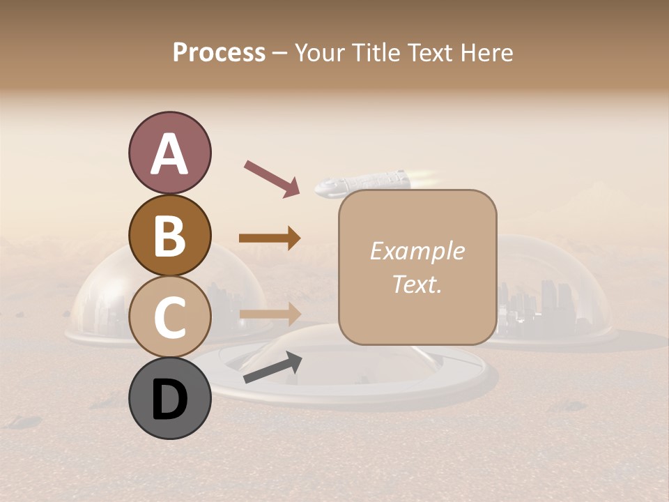 Settlement Science Fiction World PowerPoint Template