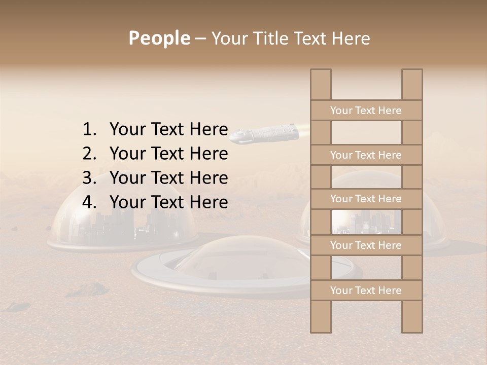 Settlement Science Fiction World PowerPoint Template