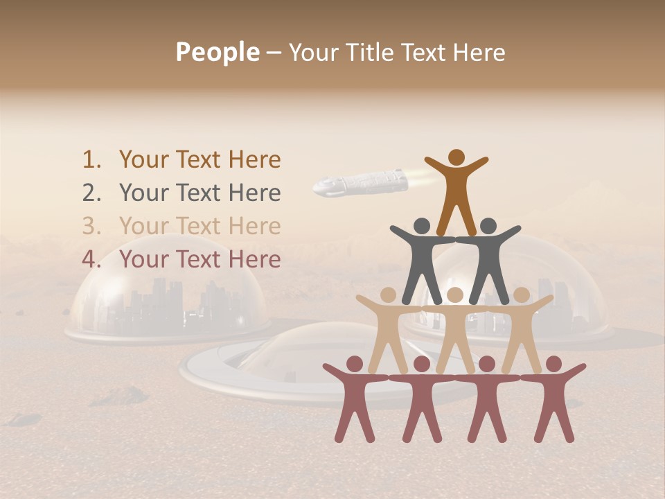 Settlement Science Fiction World PowerPoint Template