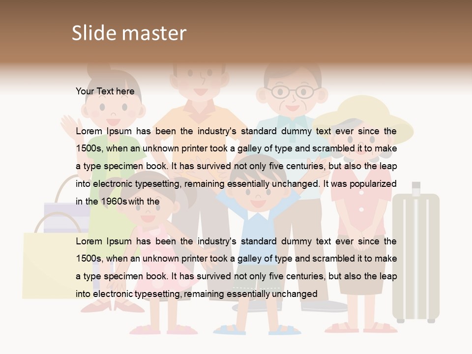 Asian Men Travel PowerPoint Template