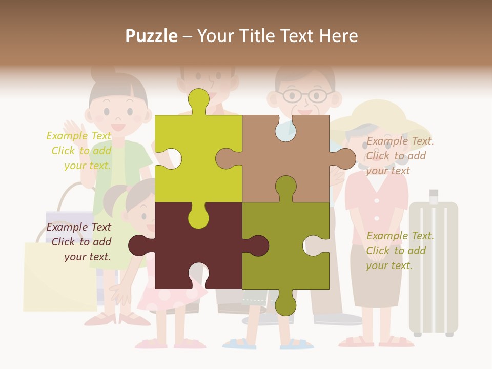 Asian Men Travel PowerPoint Template