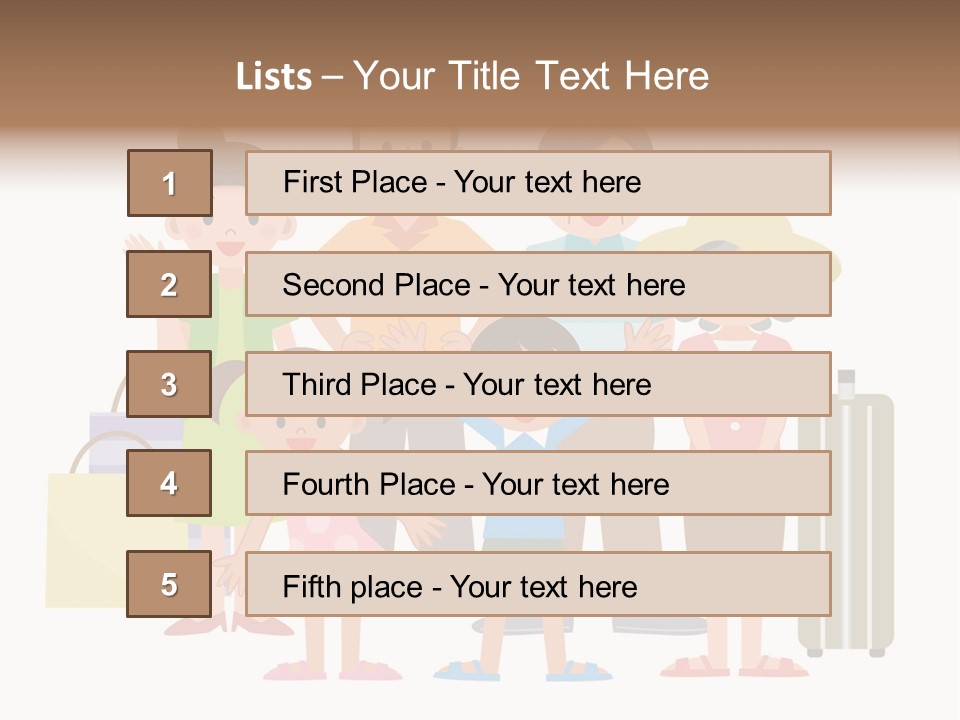 Asian Men Travel PowerPoint Template