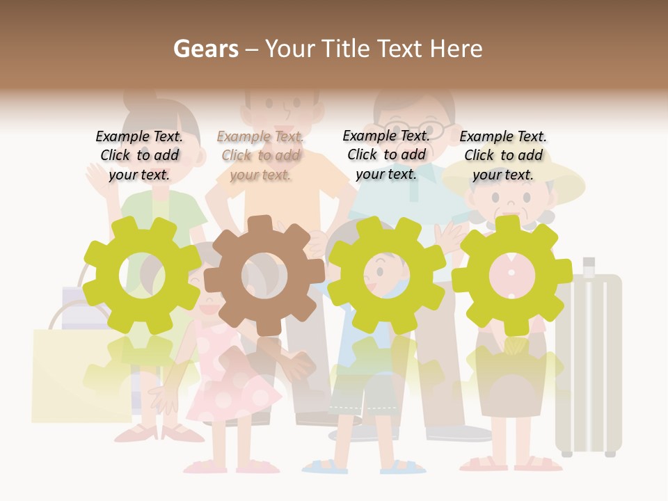 Asian Men Travel PowerPoint Template