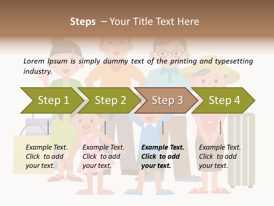 Asian Men Travel PowerPoint Template