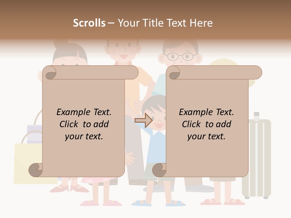 Asian Men Travel PowerPoint Template