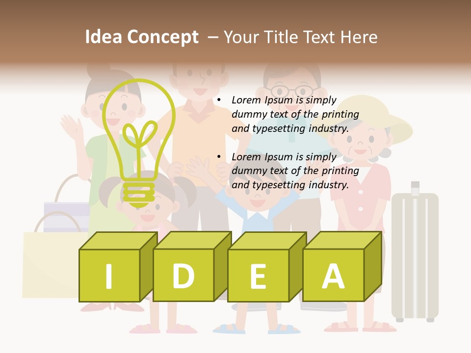 Asian Men Travel PowerPoint Template