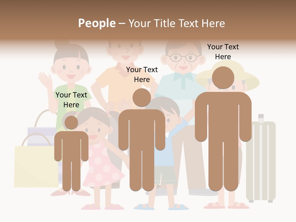 Asian Men Travel PowerPoint Template