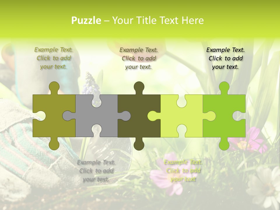 Glove Hardware Activity PowerPoint Template