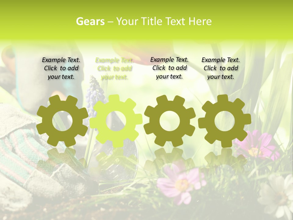 Glove Hardware Activity PowerPoint Template