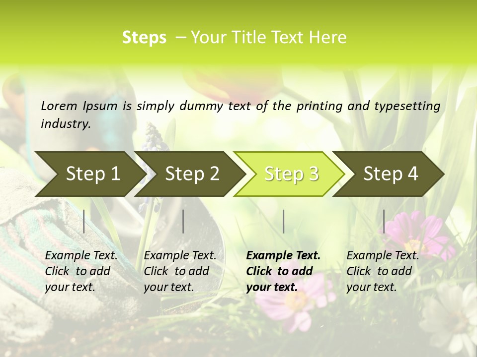 Glove Hardware Activity PowerPoint Template
