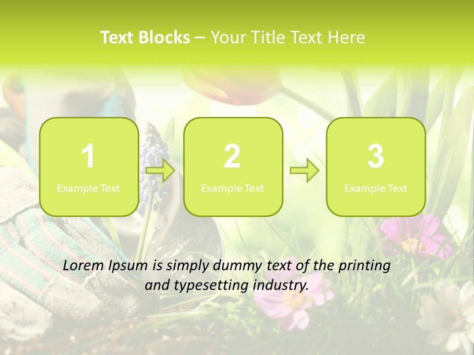 Glove Hardware Activity PowerPoint Template