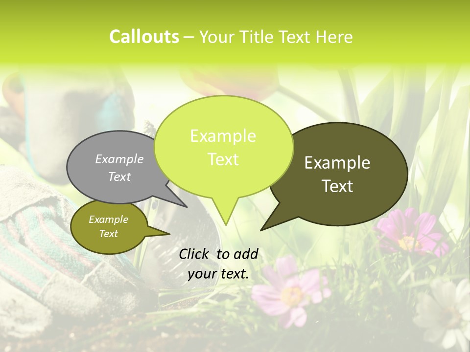 Glove Hardware Activity PowerPoint Template