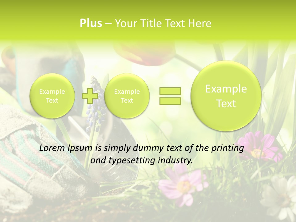 Glove Hardware Activity PowerPoint Template