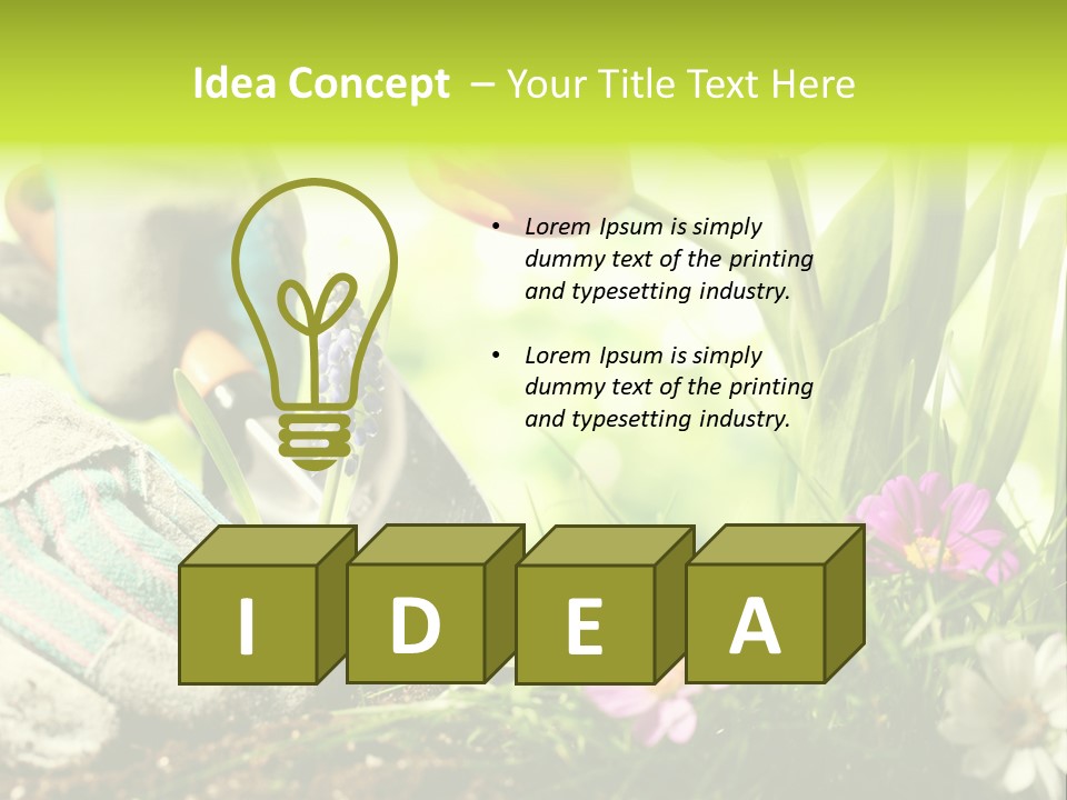 Glove Hardware Activity PowerPoint Template