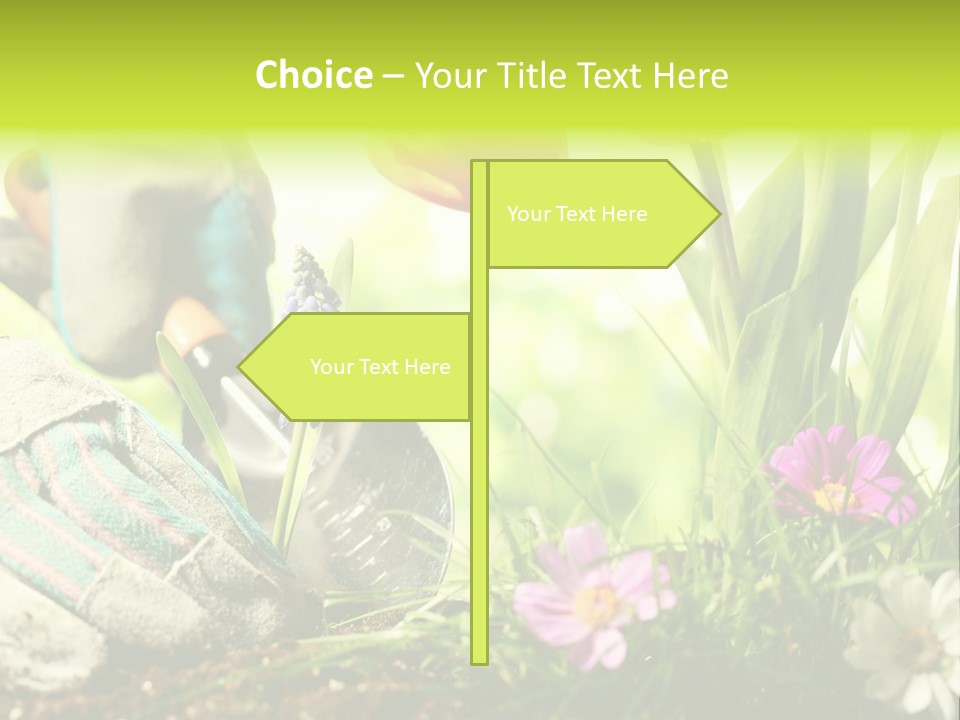 Glove Hardware Activity PowerPoint Template
