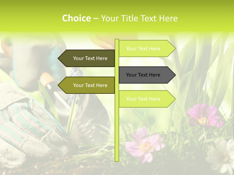 Glove Hardware Activity PowerPoint Template