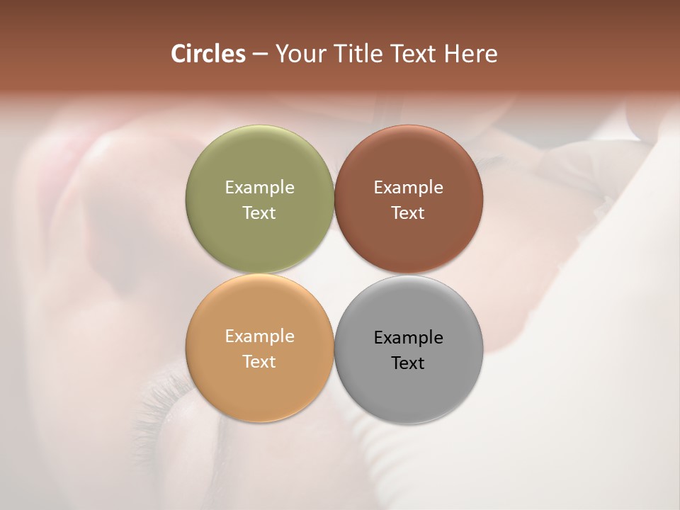 Needle Woman Makeup PowerPoint Template