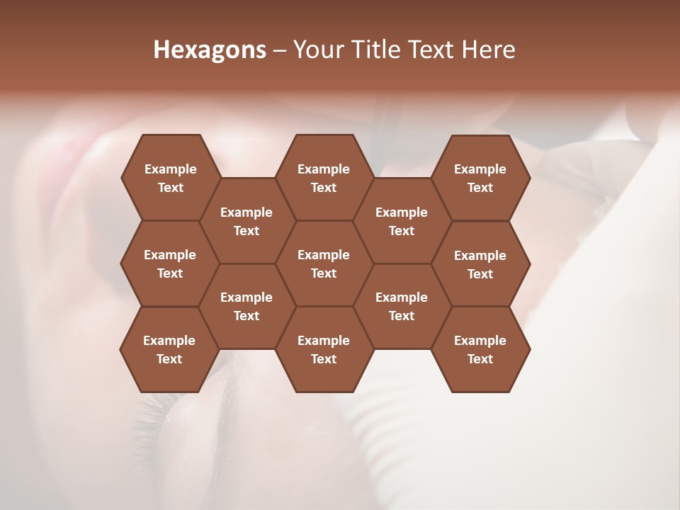 Needle Woman Makeup PowerPoint Template