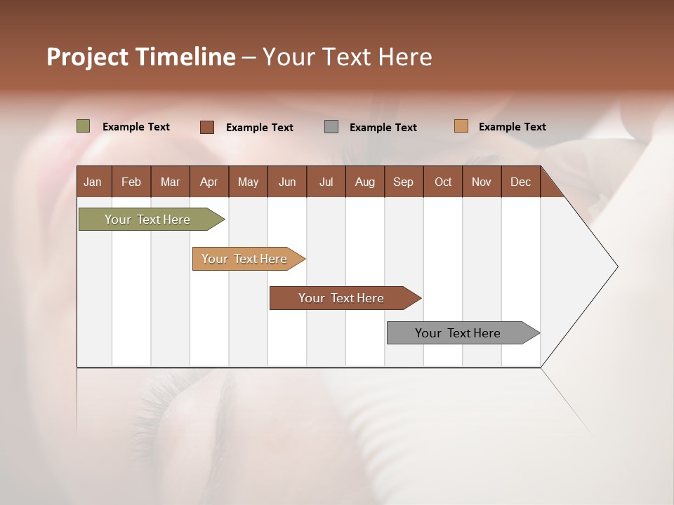 Needle Woman Makeup PowerPoint Template