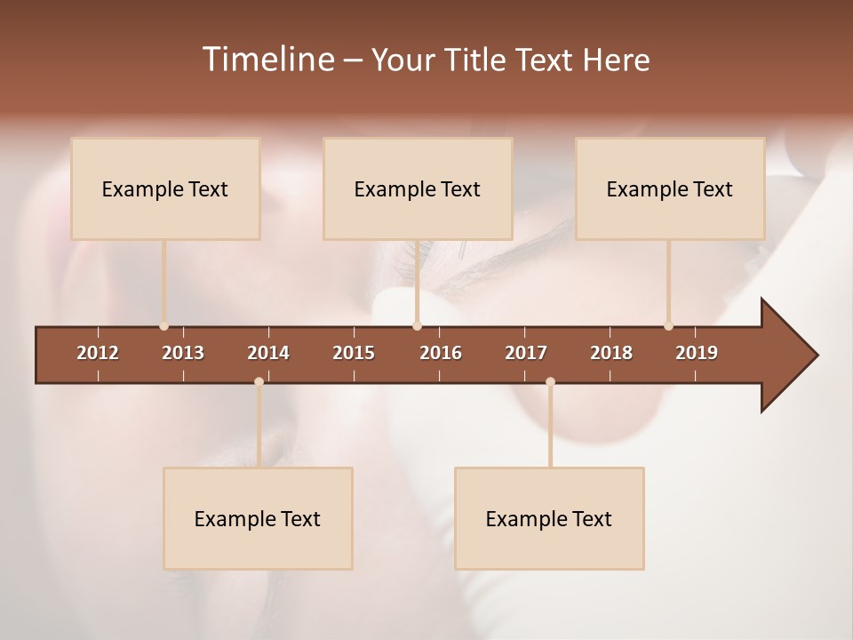 Needle Woman Makeup PowerPoint Template