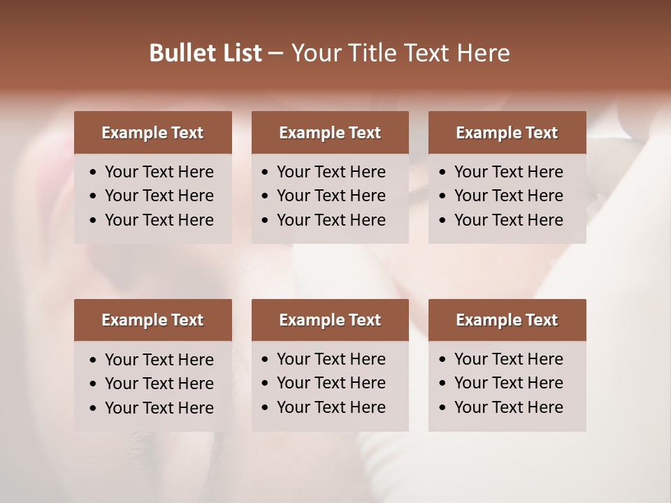 Needle Woman Makeup PowerPoint Template