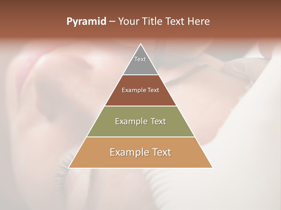 Needle Woman Makeup PowerPoint Template