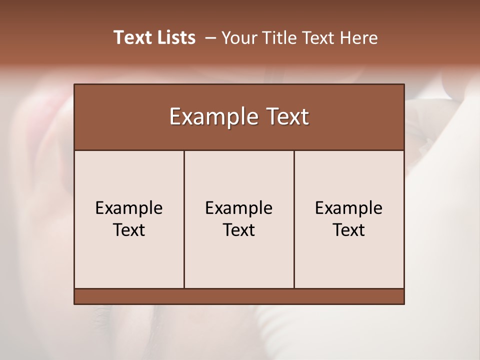 Needle Woman Makeup PowerPoint Template