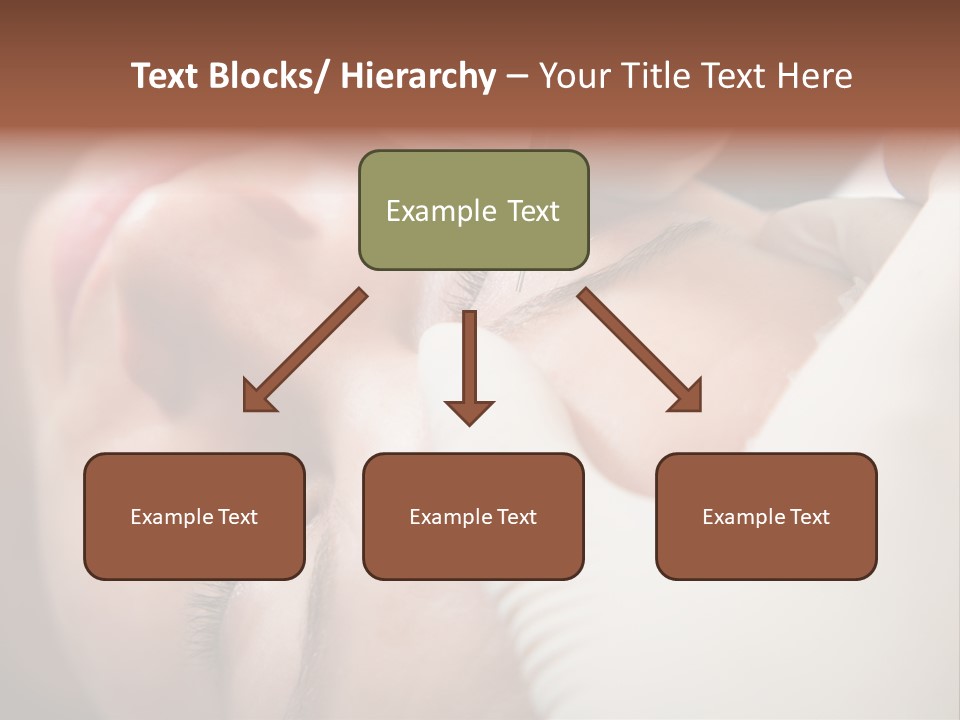 Needle Woman Makeup PowerPoint Template