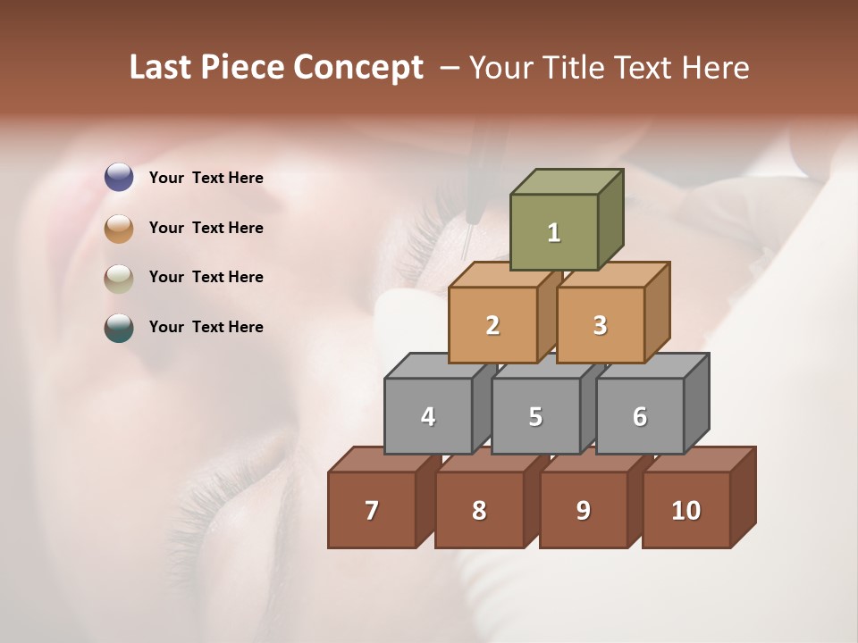 Needle Woman Makeup PowerPoint Template