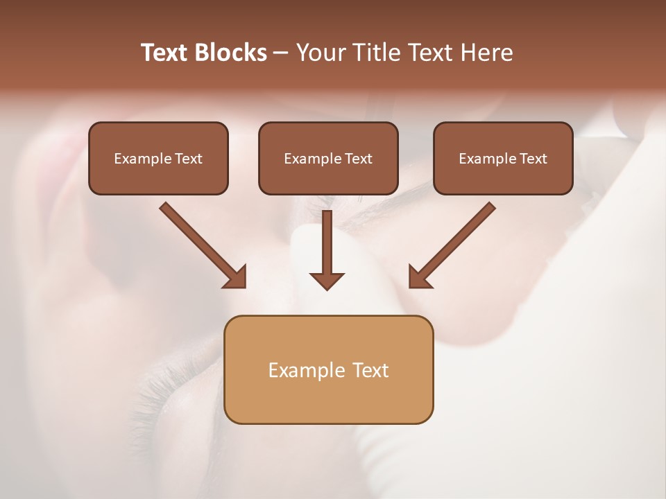 Needle Woman Makeup PowerPoint Template
