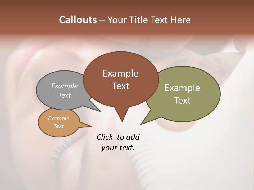 Needle Woman Makeup PowerPoint Template