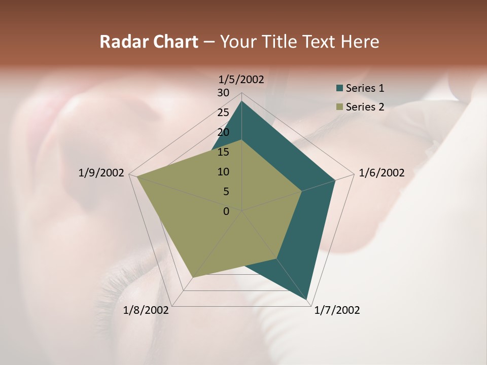 Needle Woman Makeup PowerPoint Template