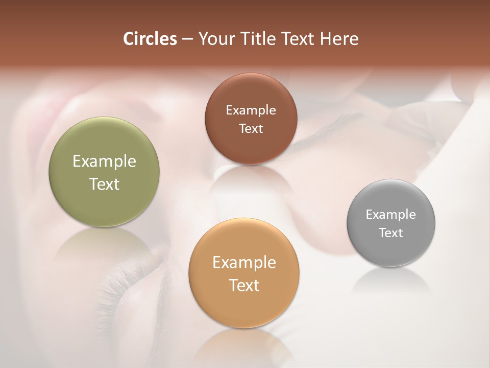 Needle Woman Makeup PowerPoint Template