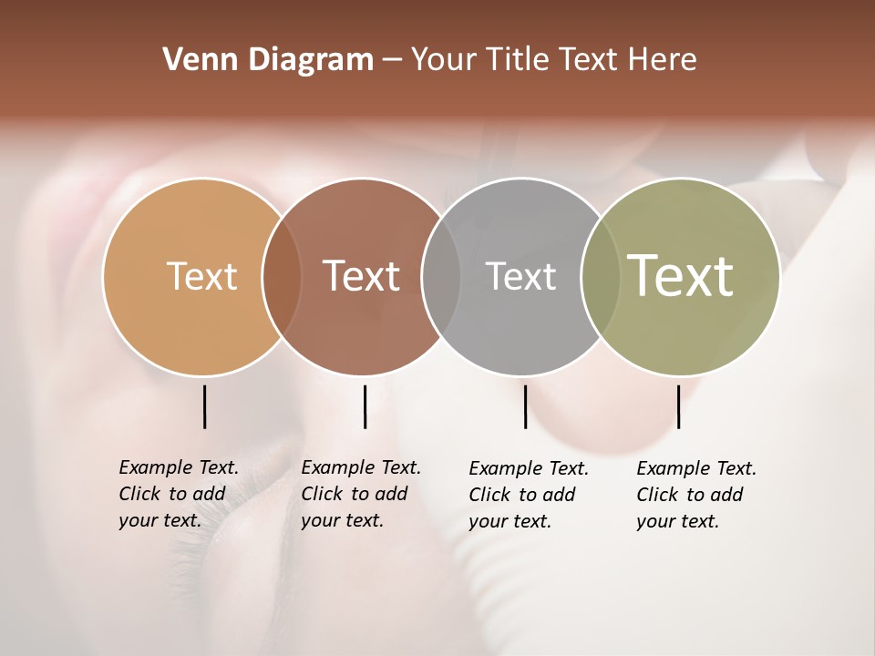 Needle Woman Makeup PowerPoint Template