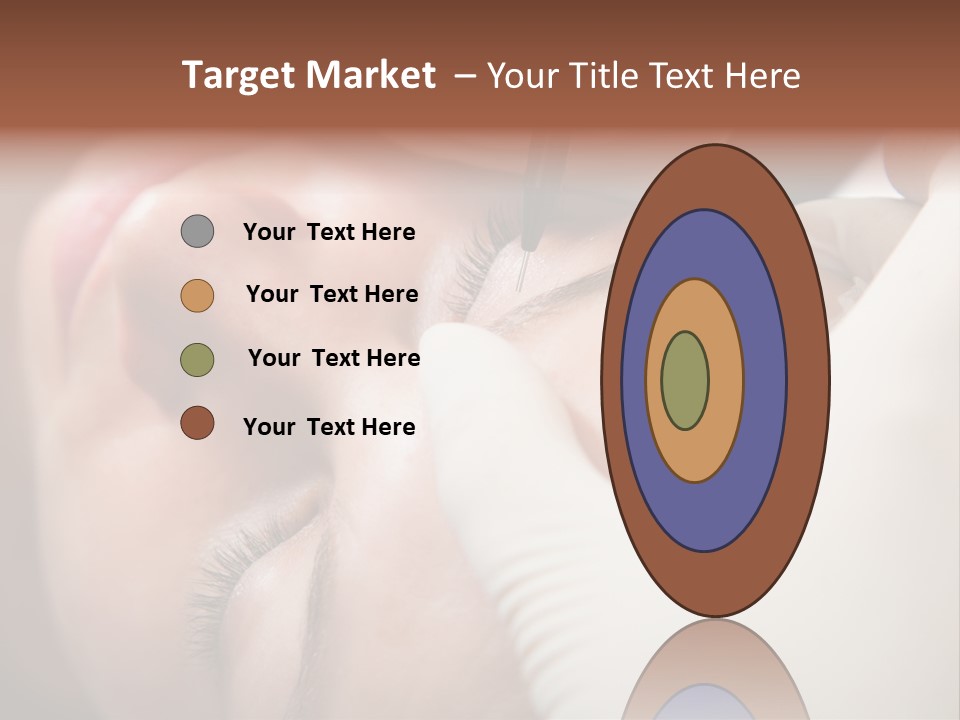 Needle Woman Makeup PowerPoint Template