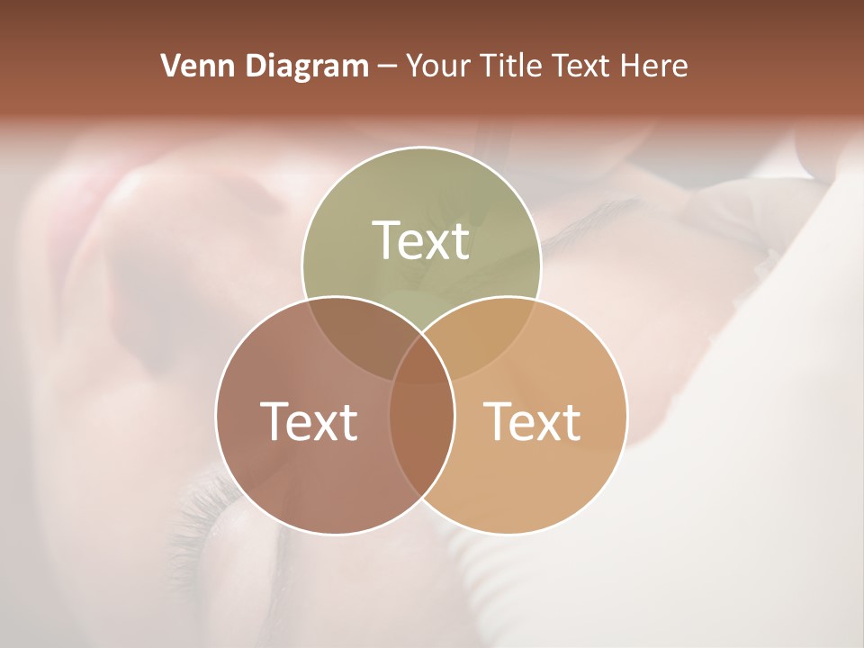 Needle Woman Makeup PowerPoint Template