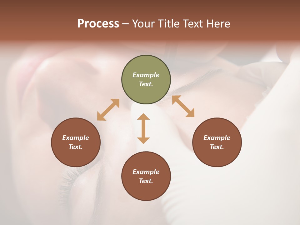 Needle Woman Makeup PowerPoint Template