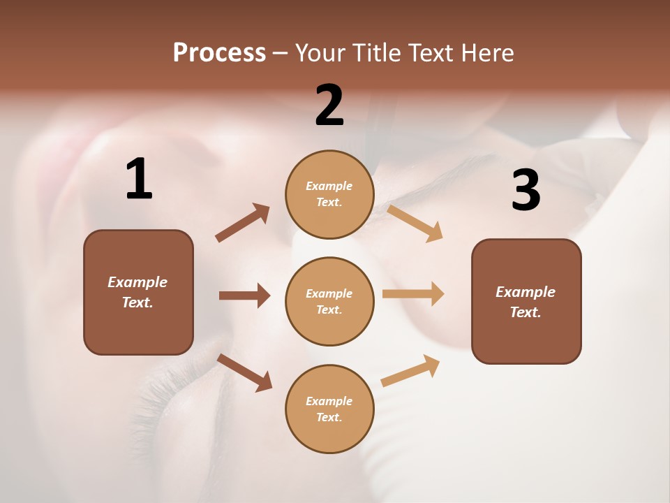 Needle Woman Makeup PowerPoint Template