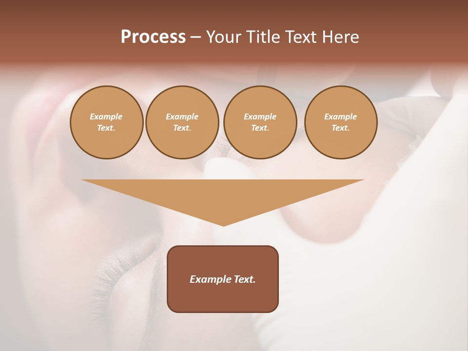 Needle Woman Makeup PowerPoint Template