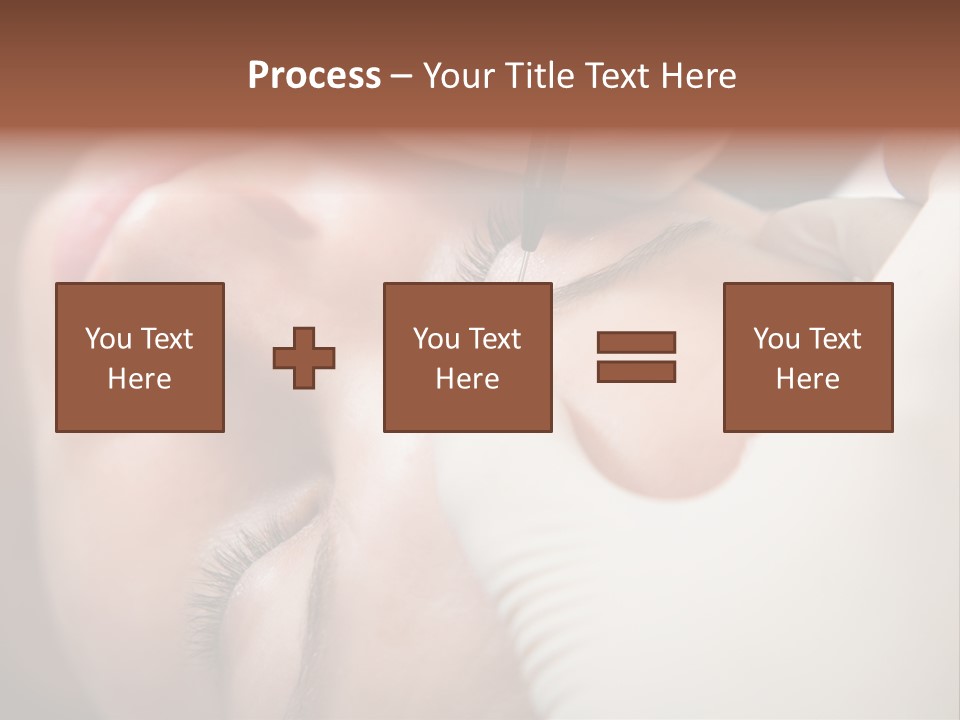 Needle Woman Makeup PowerPoint Template