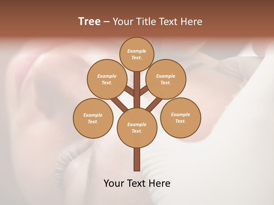 Needle Woman Makeup PowerPoint Template